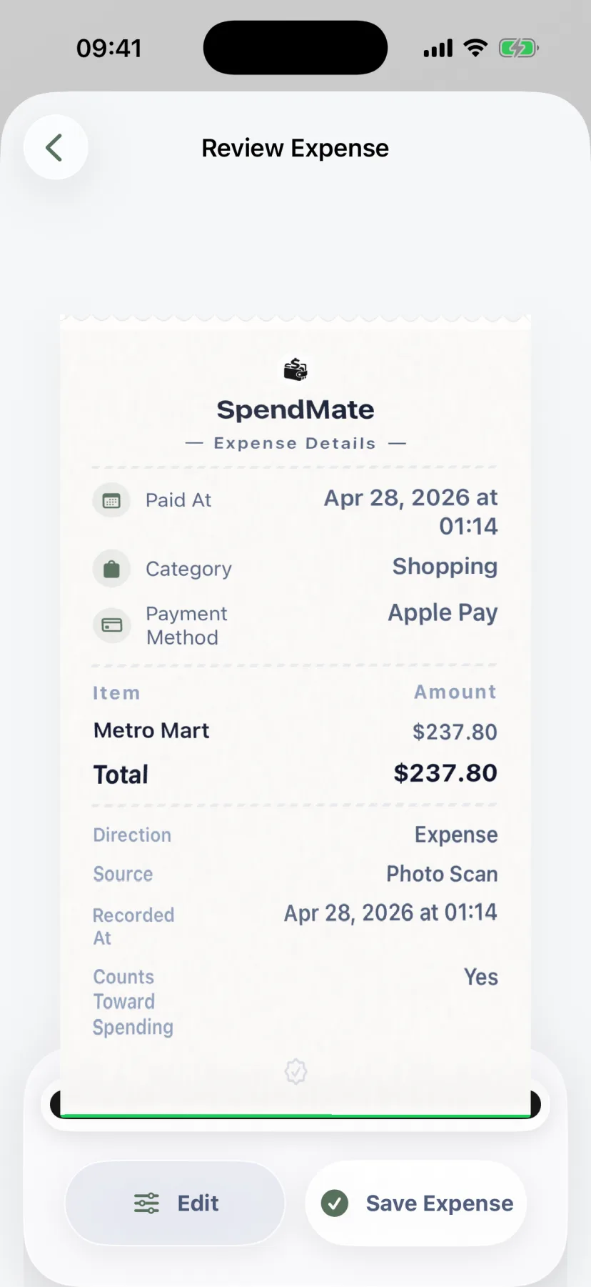 Important spending stays traceable